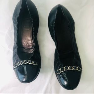 Attilio Gusti Leombroni Leather Flats